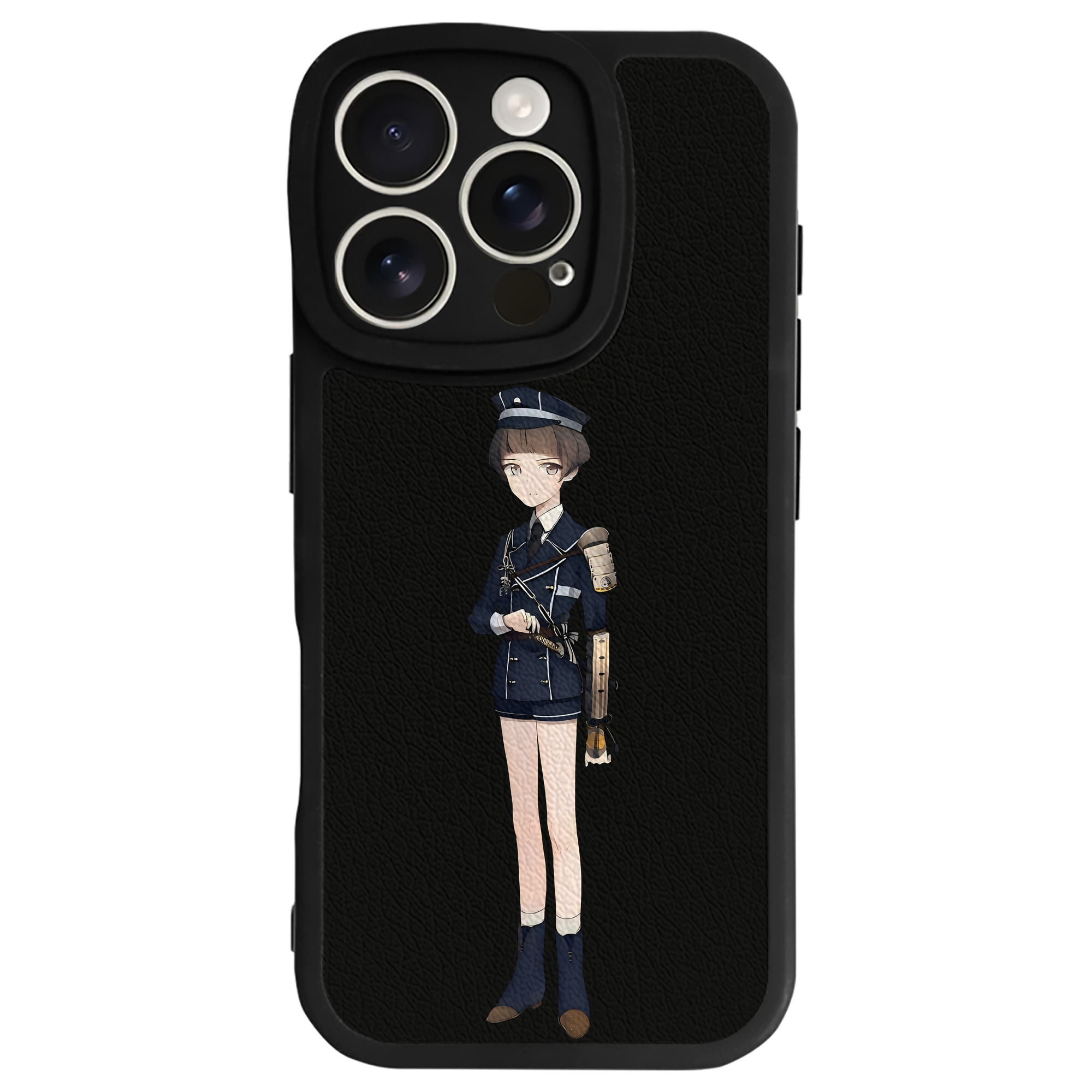 （画像用） 刀剣乱舞 Touken Ranbu 【iPhone 16シリーズ対応】シリコンスマホケース（レザー調） 材質：シリコン